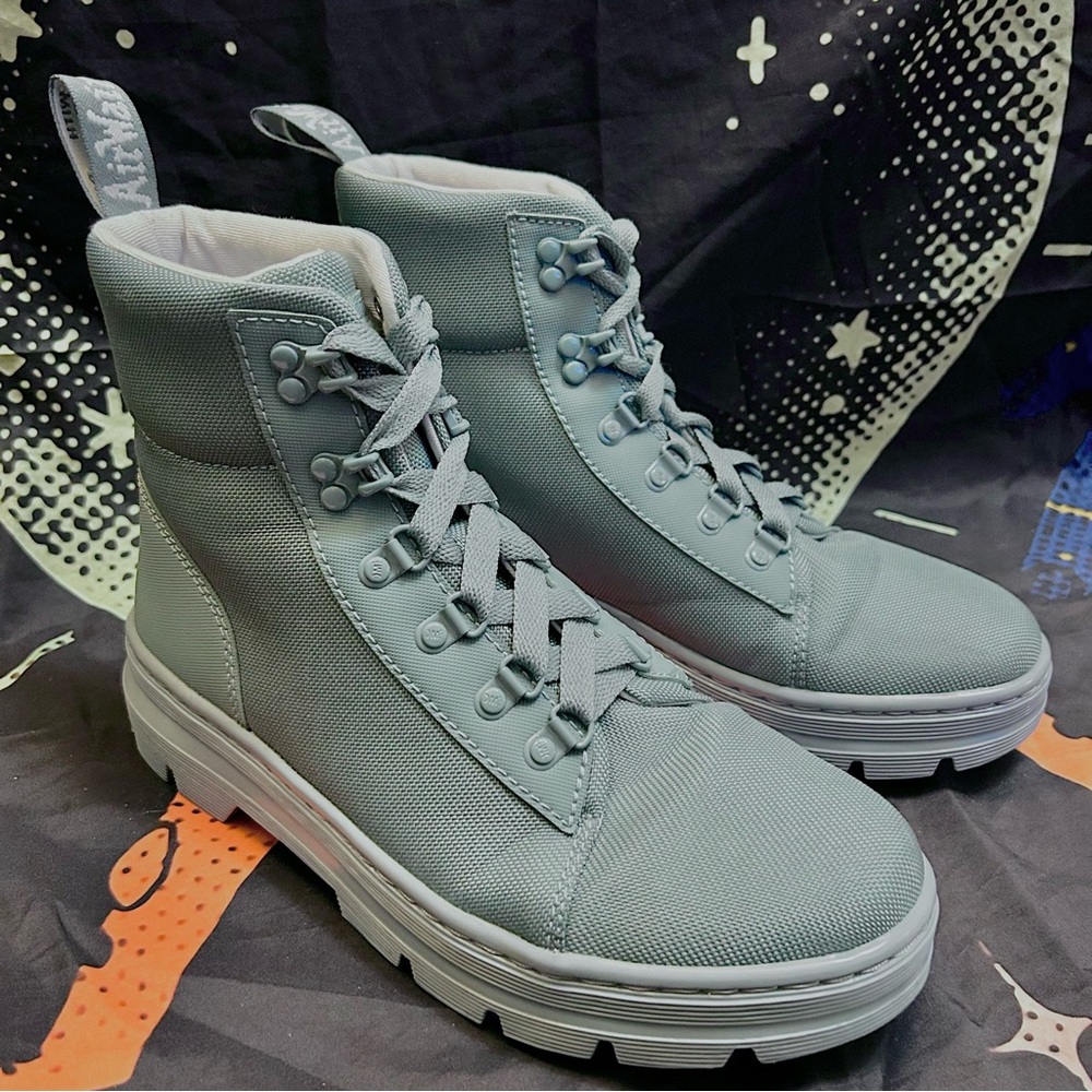 Dr. Martens Teal Combs PolyCasual Boots